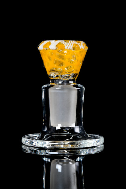 Titz Glass - 18mm Honeycomb 4 Hole Titty Slide - 1