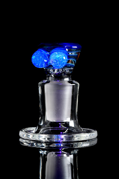 Titz Glass - 18mm Line Worked 4 Hole Titty Slide - 1