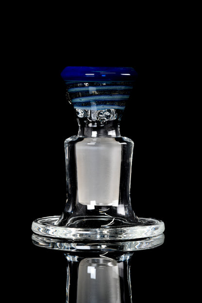 Titz Glass - 18mm Line Worked 4 Hole Titty Slide - 2