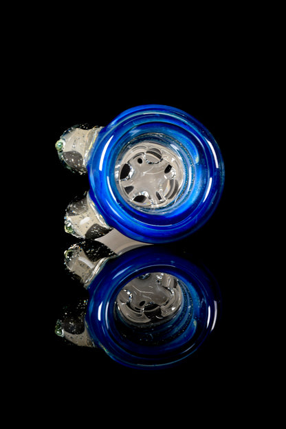 Titz Glass - 18mm Line Worked 4 Hole Titty Slide - 2