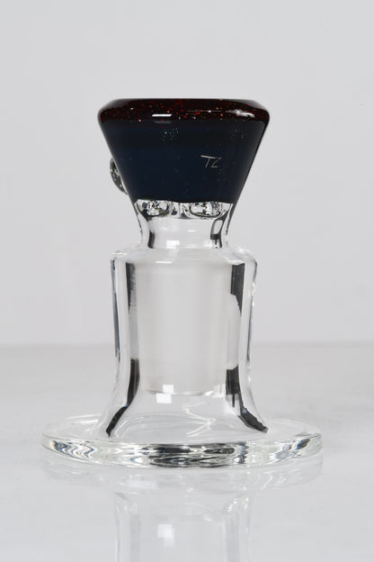 Titz Glass - 18mm 2 Tone 4 Hole Titty Slide - 4