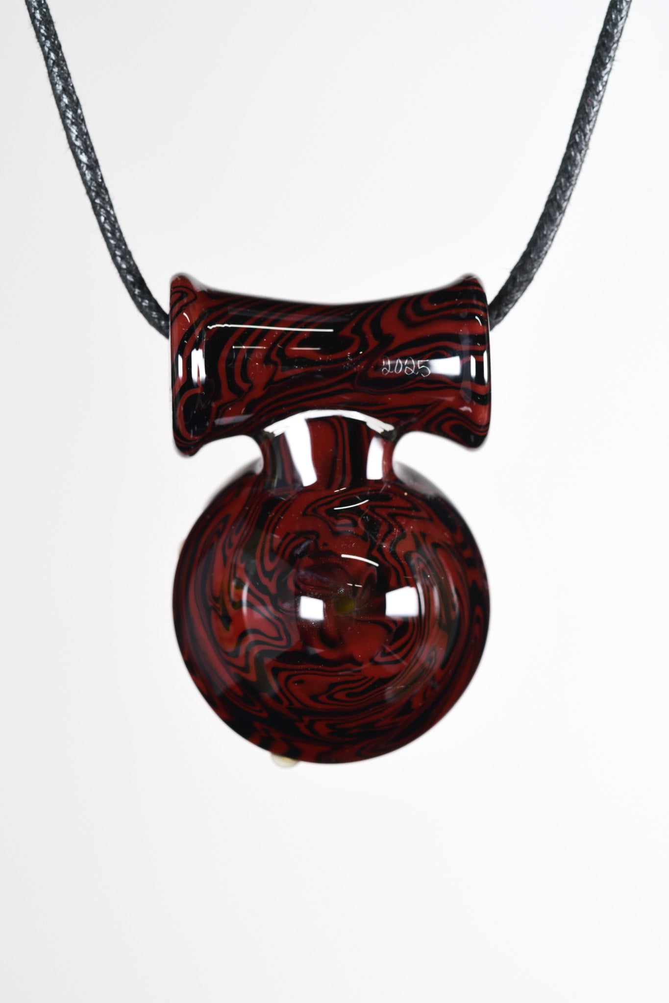 Dojo - Red Damascus Ramen Pendant
