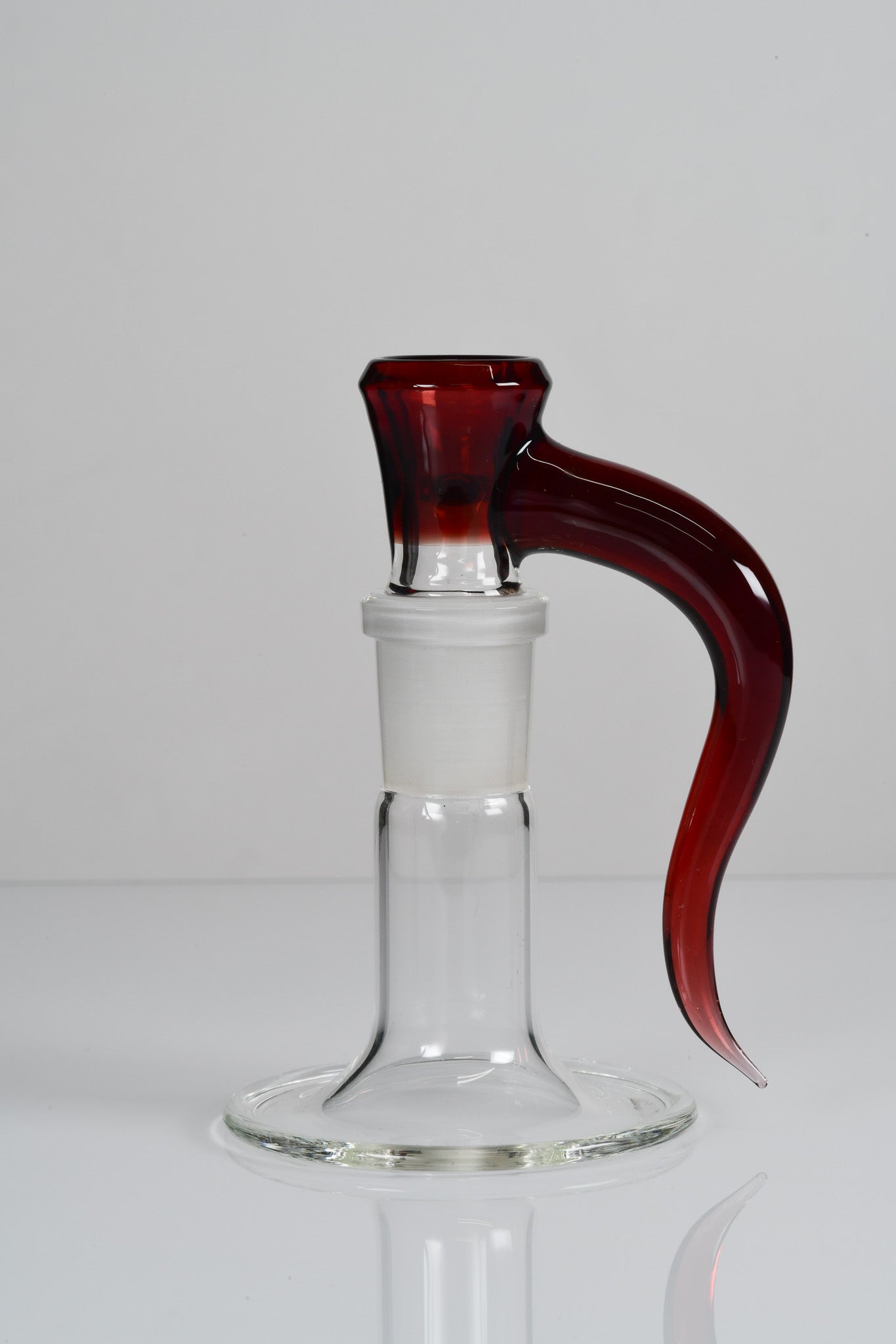 Asu Glass - 18mm 3 Hole Horn Slide - Light Phoenix