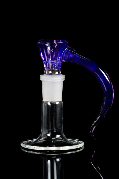 Asu Glass - 18mm 3 Hole Horn Slide - Venom