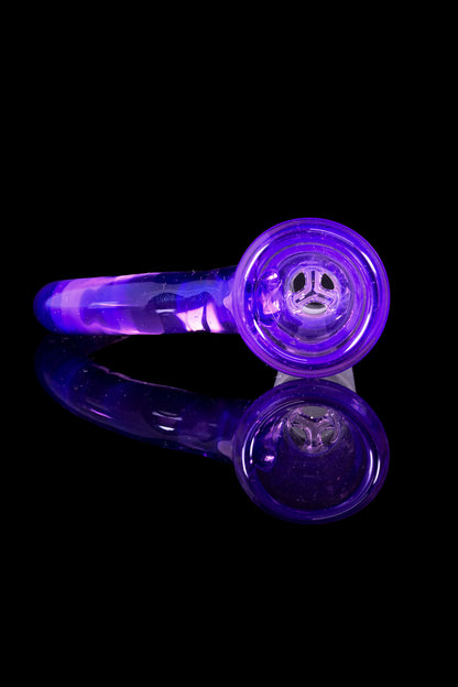 Asu Glass - 18mm 3 Hole Horn Slide - Venom