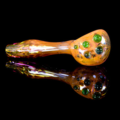 Kitty Meow Glass - Wrap and Rake Fumed Pipe - 1