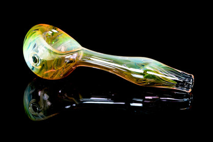 Kitty Meow Glass - Wrap and Rake Fumed Pipe - 3