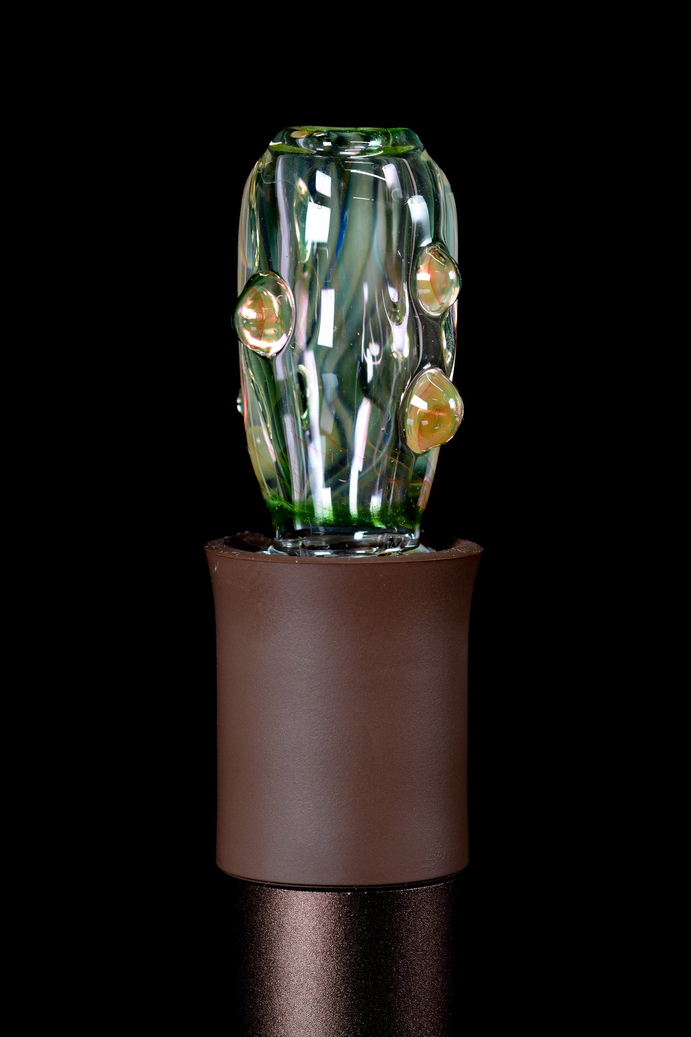 Kitty Meow Glass - Fumed Pivot Top - 5