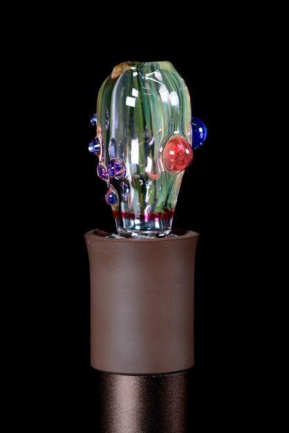 Kitty Meow Glass - Fumed Pivot Top - 6