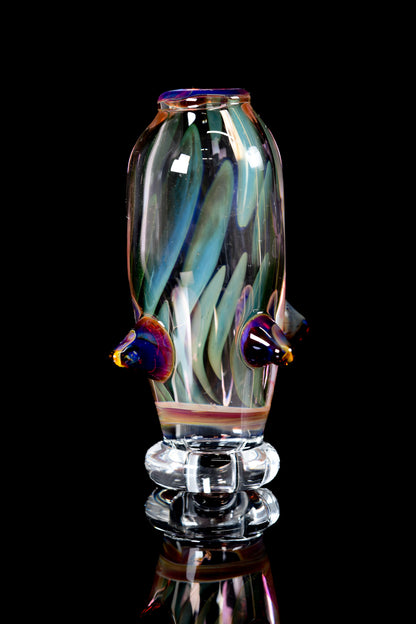 Kitty Meow Glass - Fumed Pivot Top - 1