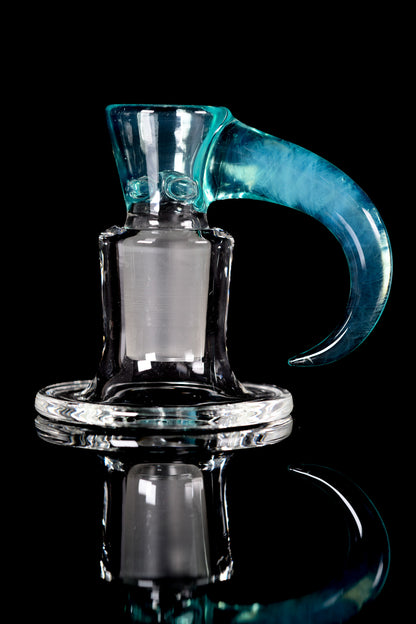 Ure Glass - 18mm 4 Hole Horn Slide - Zen