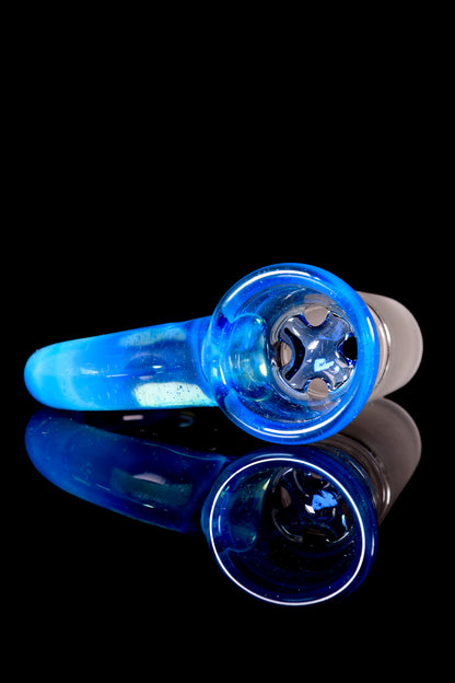 Ure Glass - 18mm 4 Hole Horn Slide - Marina