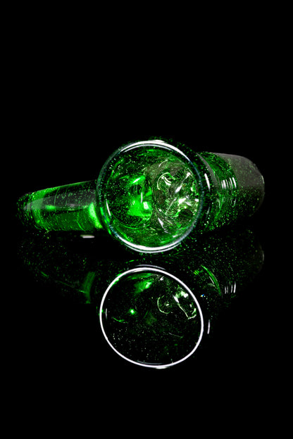 Ure Glass - 18mm 4 Hole Horn Full Work Slide - Kryptonite