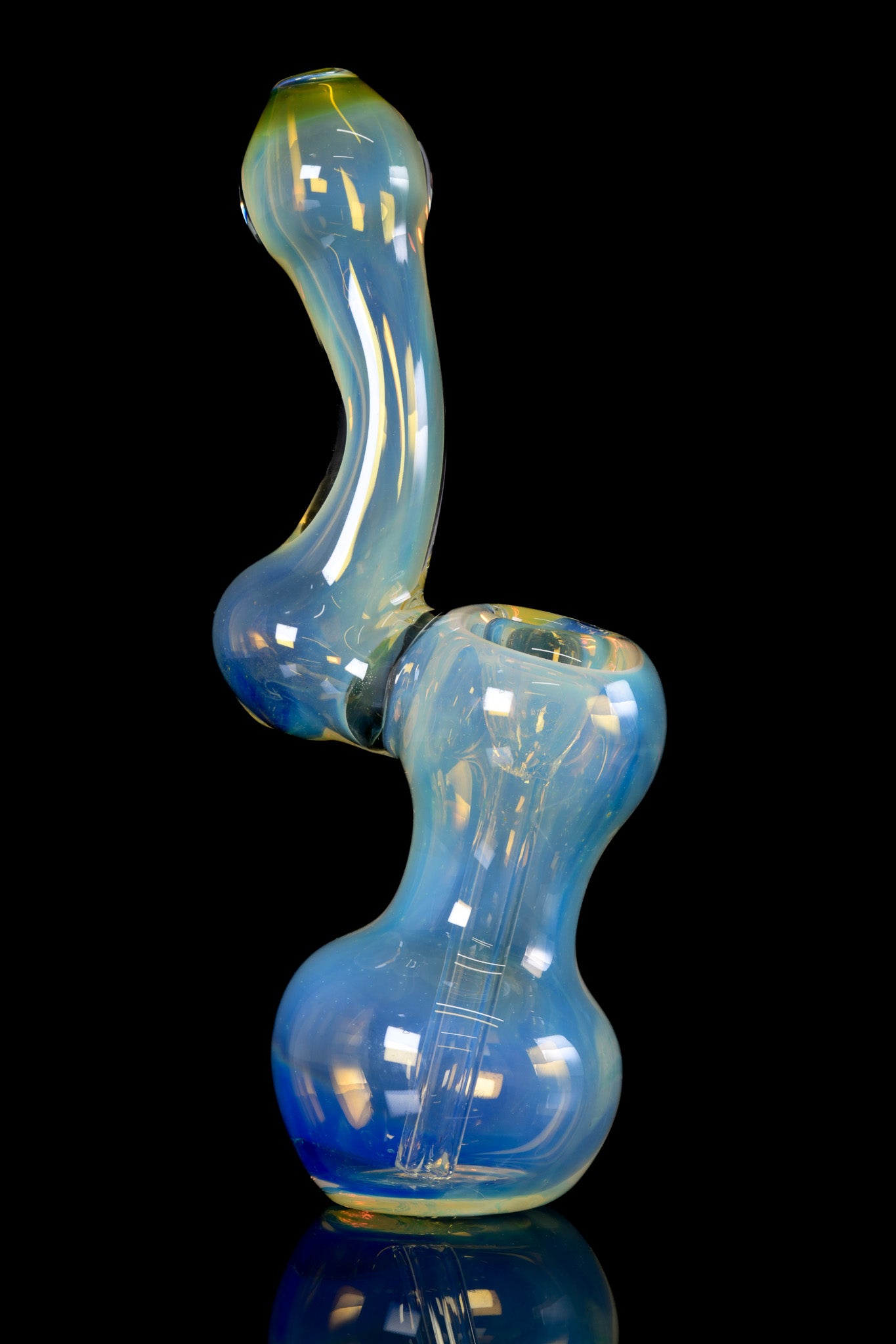 Governmint Glass - Fumed Push Bubbler - 1