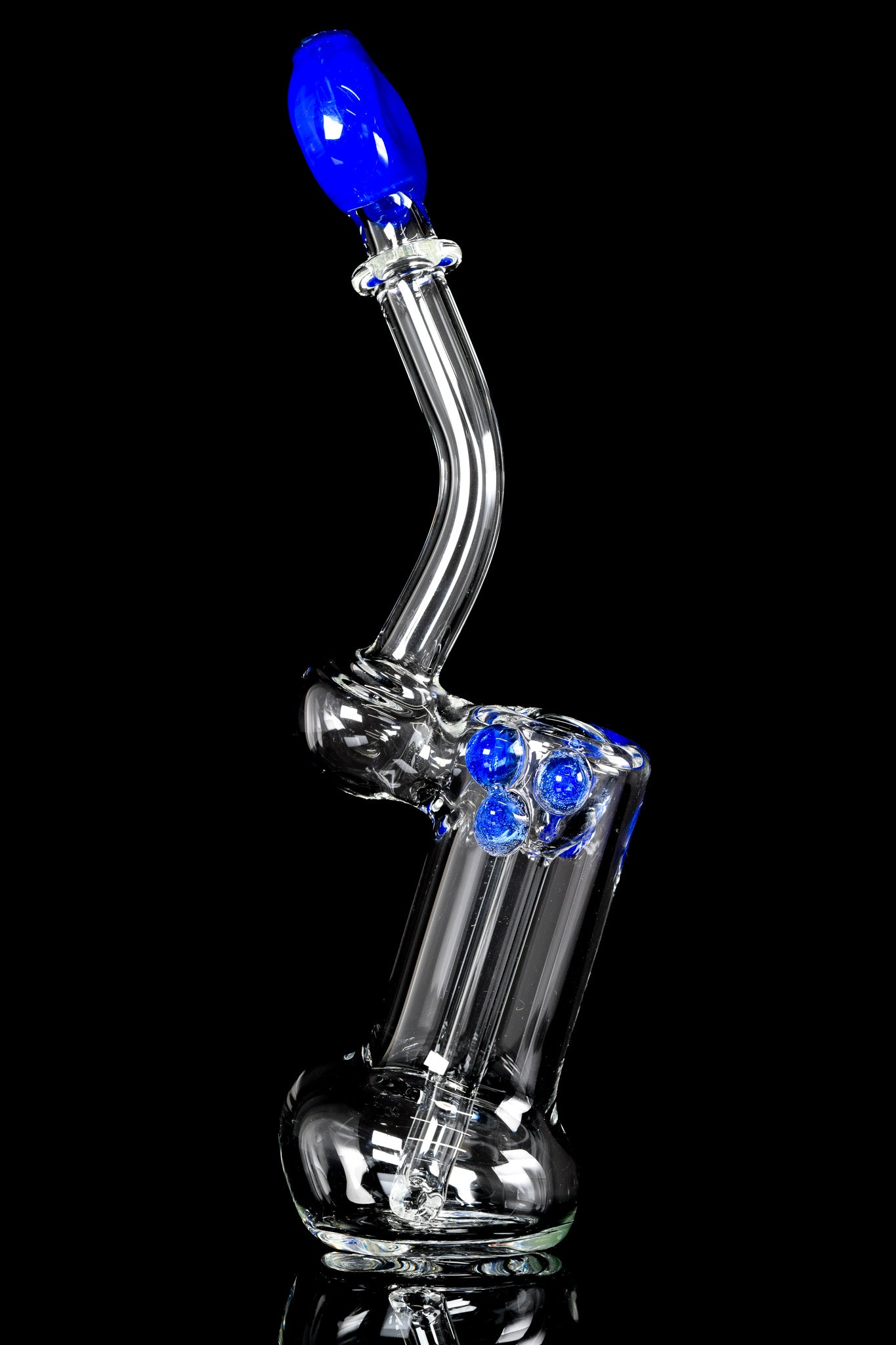 Governmint Glass - Colour Accented Push Bubbler - 1
