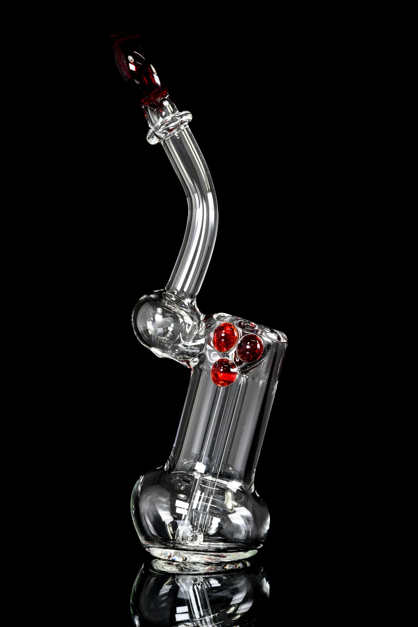 Governmint Glass - Colour Accented Push Bubbler - 2