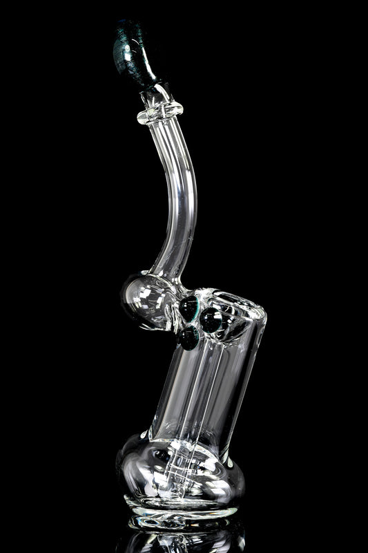 Governmint Glass - Colour Accented Push Bubbler - 3