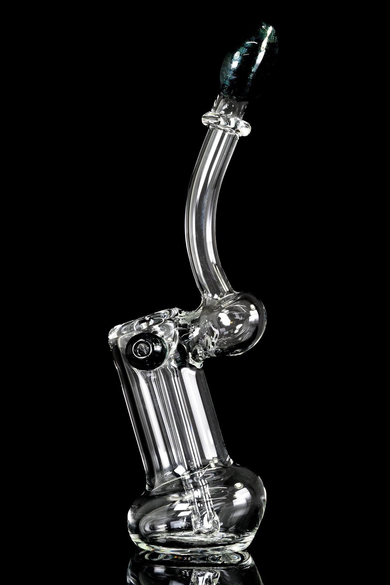 Governmint Glass - Colour Accented Push Bubbler - 3