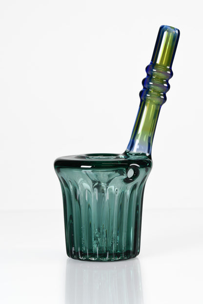 Evan Cals Glass Art - Push Bowl Sippy Cup Bubbler - 1