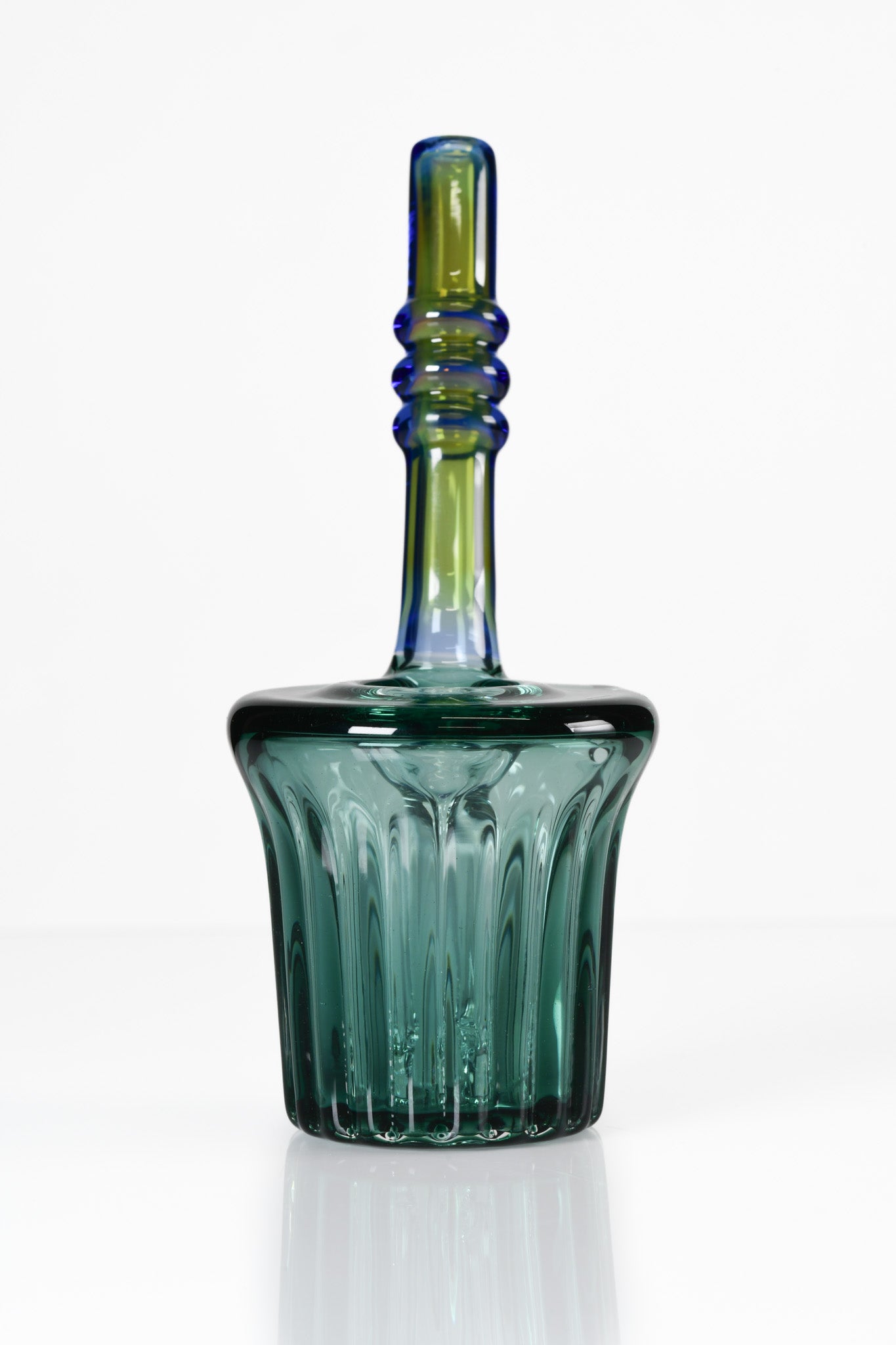 Evan Cals Glass Art - Push Bowl Sippy Cup Bubbler - 1