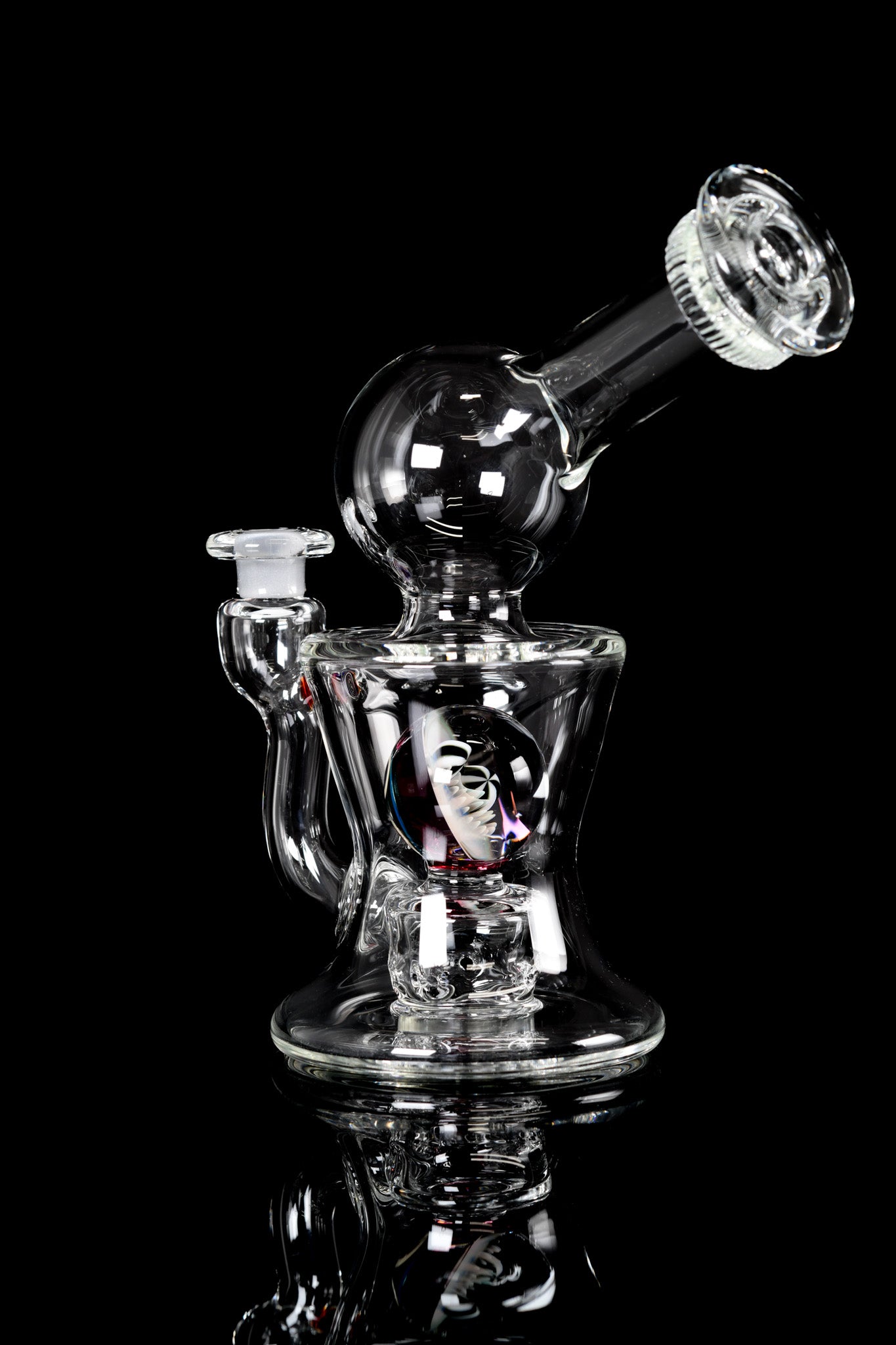 Evan Cals Glass Art - Skull Marble 10mm Rig - 2