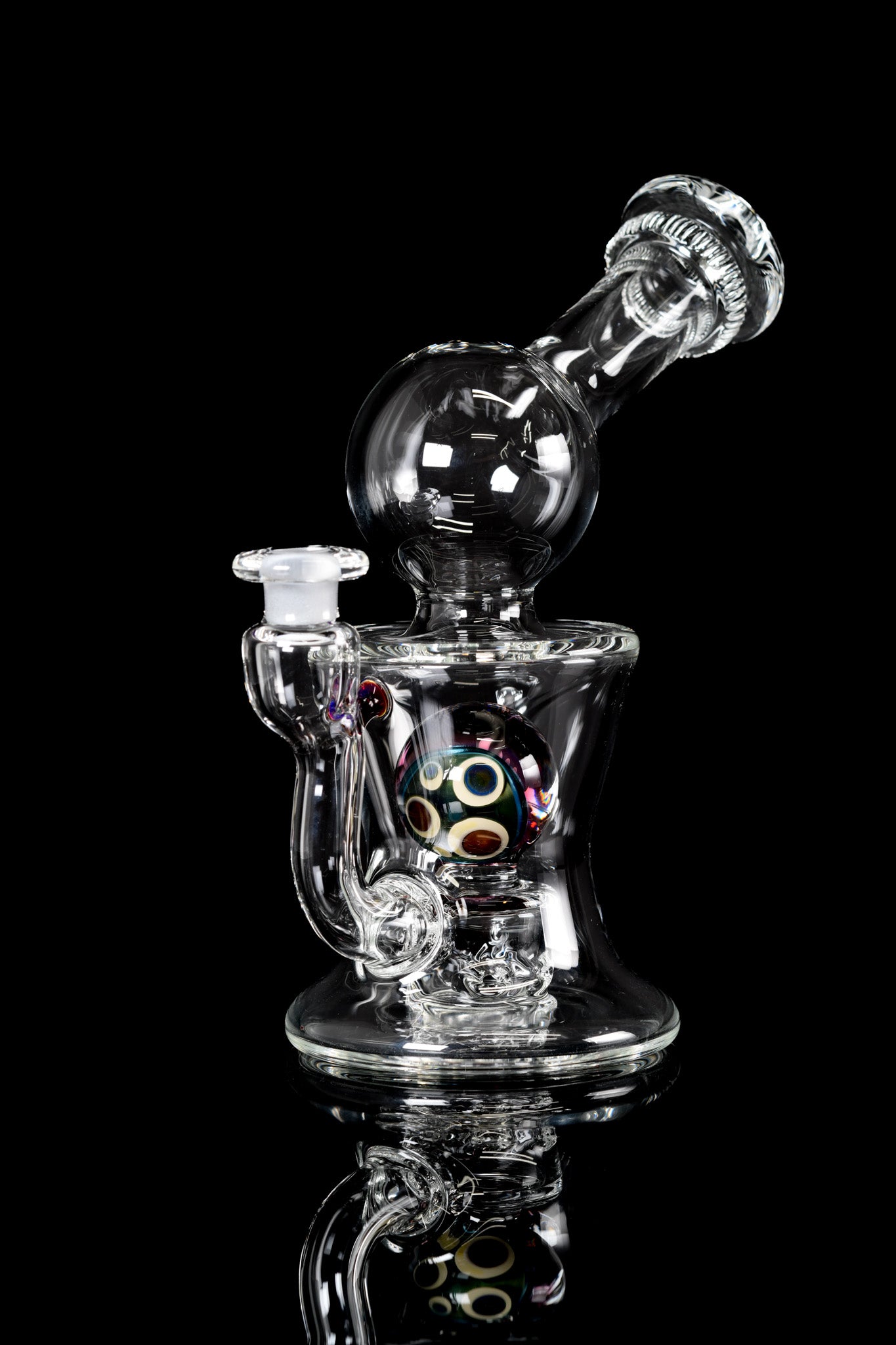 Evan Cals Glass Art - Skull Marble 10mm Rig - 2