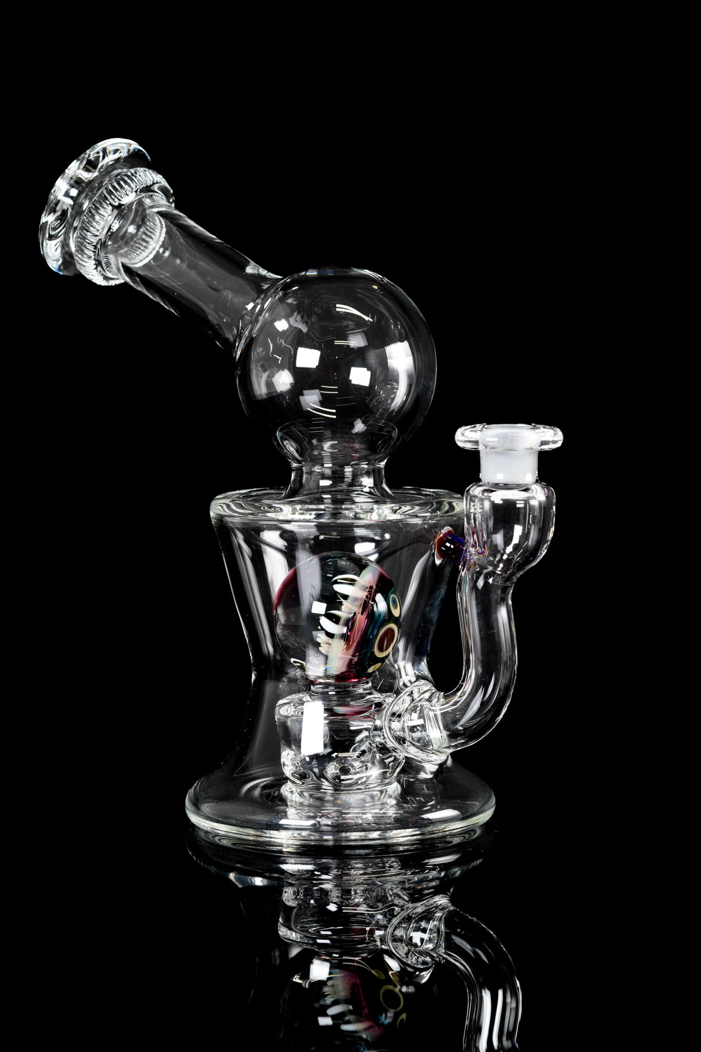 Evan Cals Glass Art - Skull Marble 10mm Rig - 2