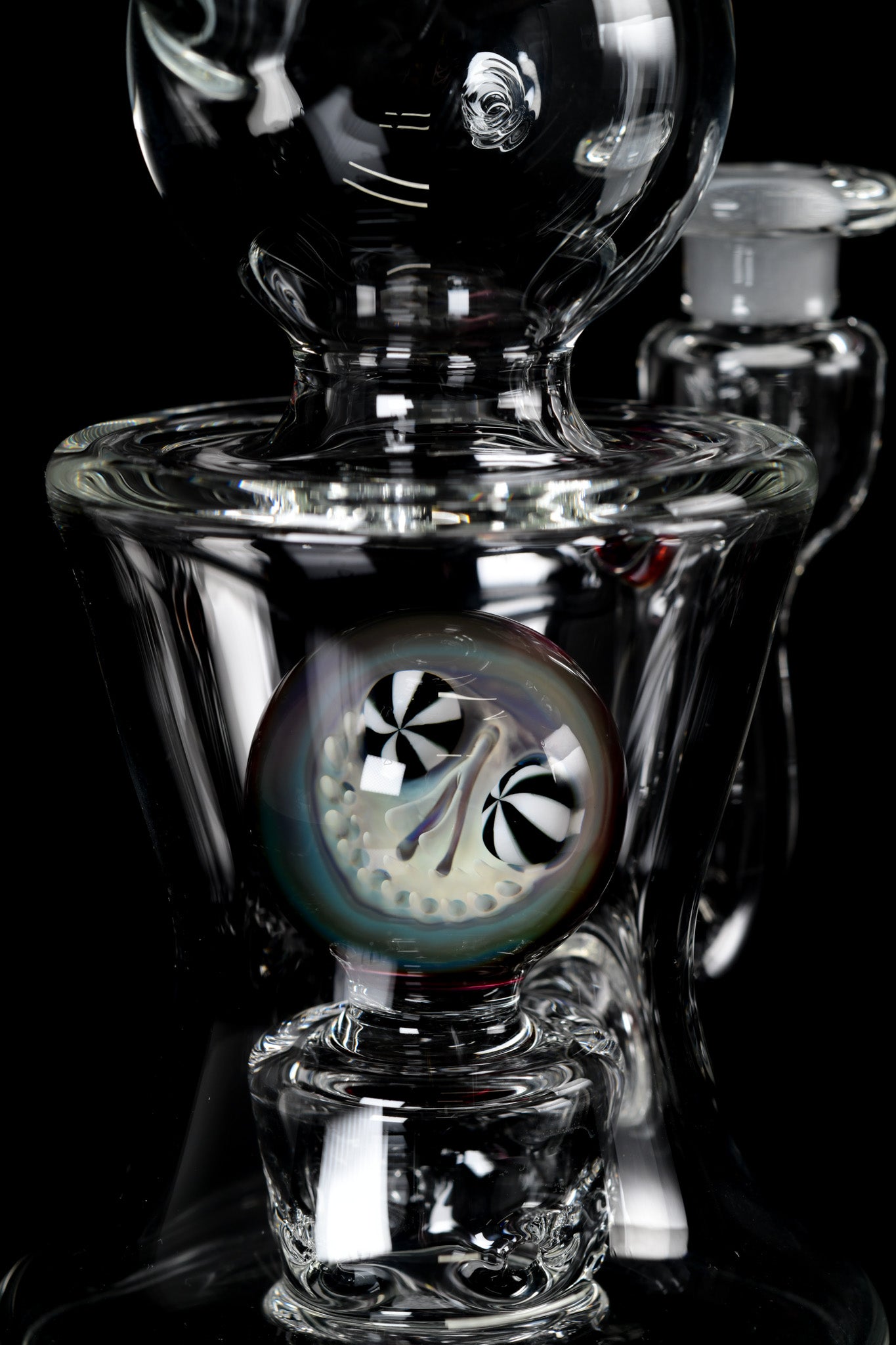 Evan Cals Glass Art - Skull Marble 10mm Rig - 2