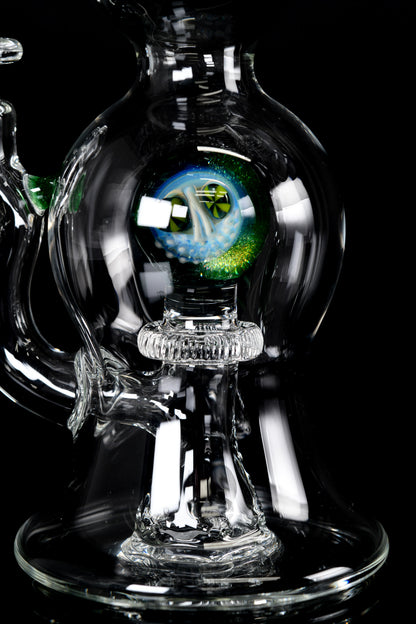 Evan Cals Glass Art - Skull Marble 10mm Rig - 1