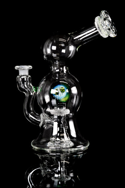Evan Cals Glass Art - Skull Marble 10mm Rig - 1