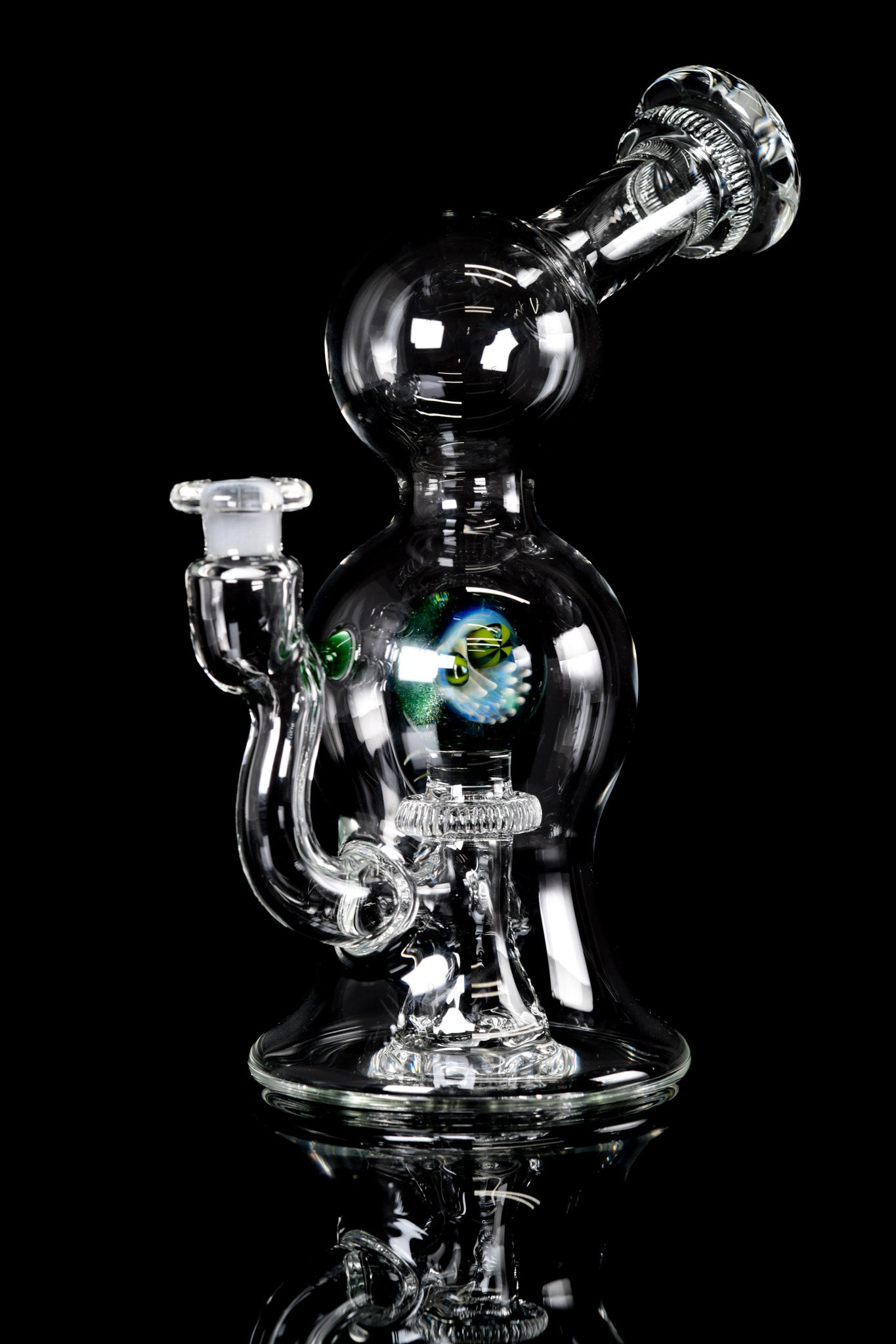 Evan Cals Glass Art - Skull Marble 10mm Rig - 1