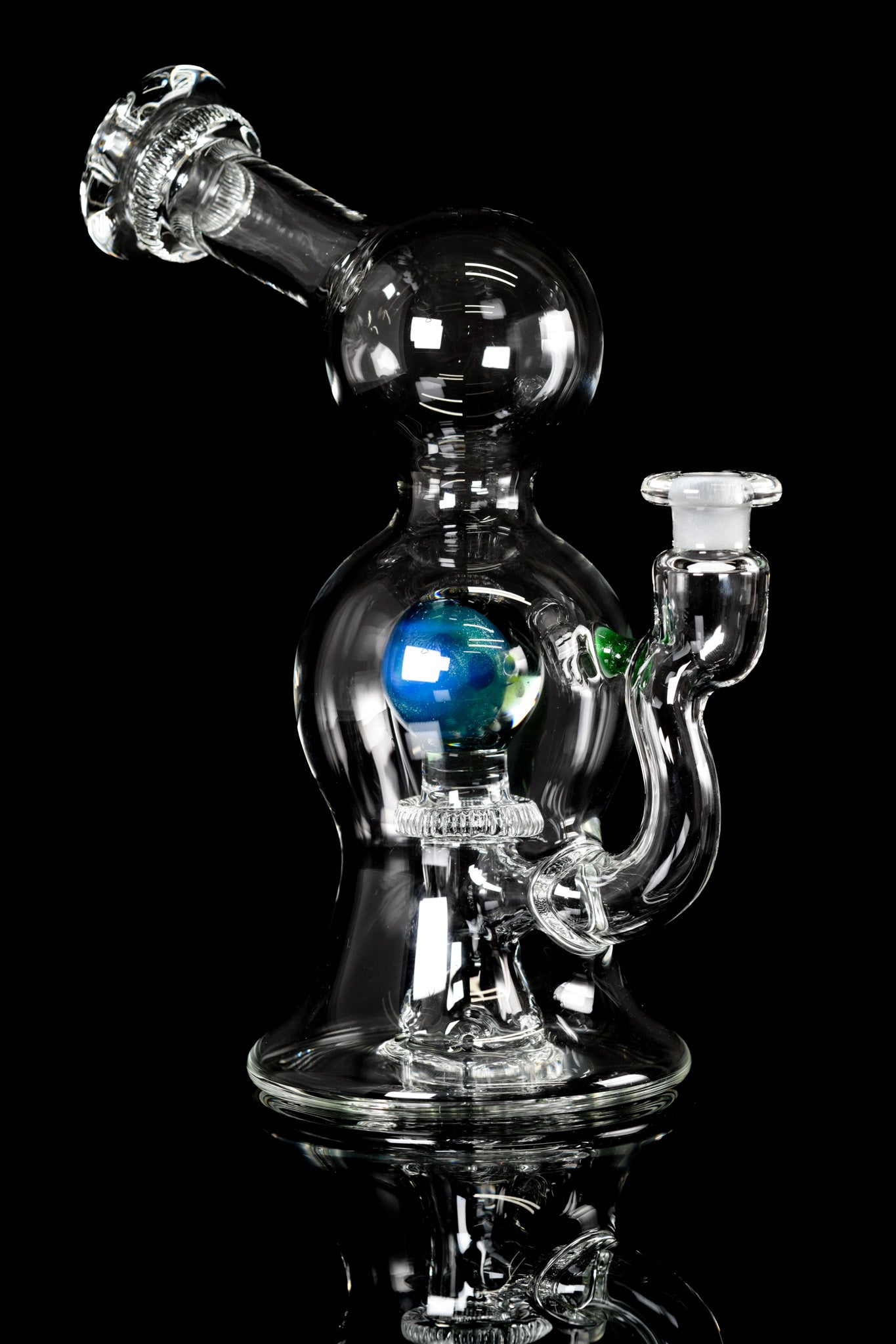 Evan Cals Glass Art - Skull Marble 10mm Rig - 1