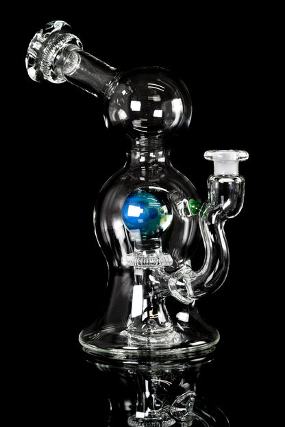 Evan Cals Glass Art - Skull Marble 10mm Rig - 1