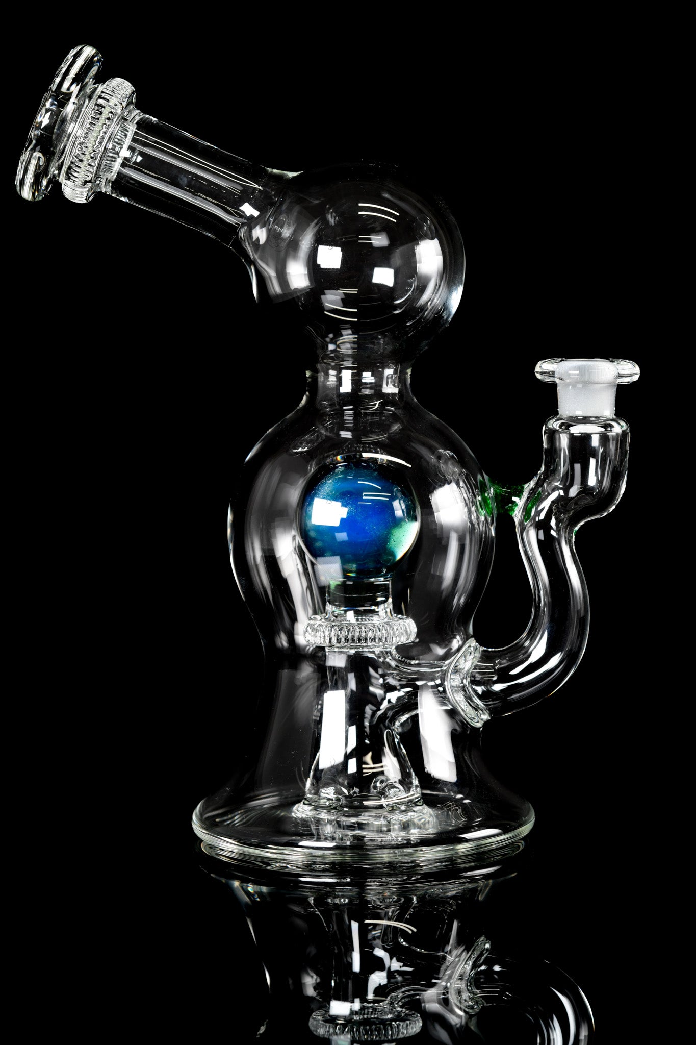 Evan Cals Glass Art - Skull Marble 10mm Rig - 1