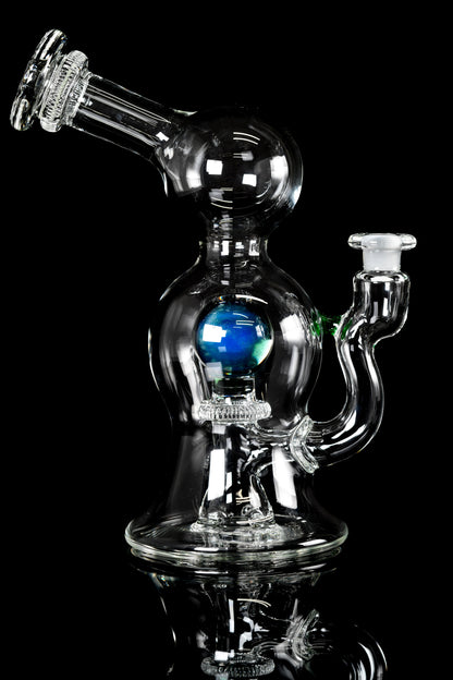 Evan Cals Glass Art - Skull Marble 10mm Rig - 1