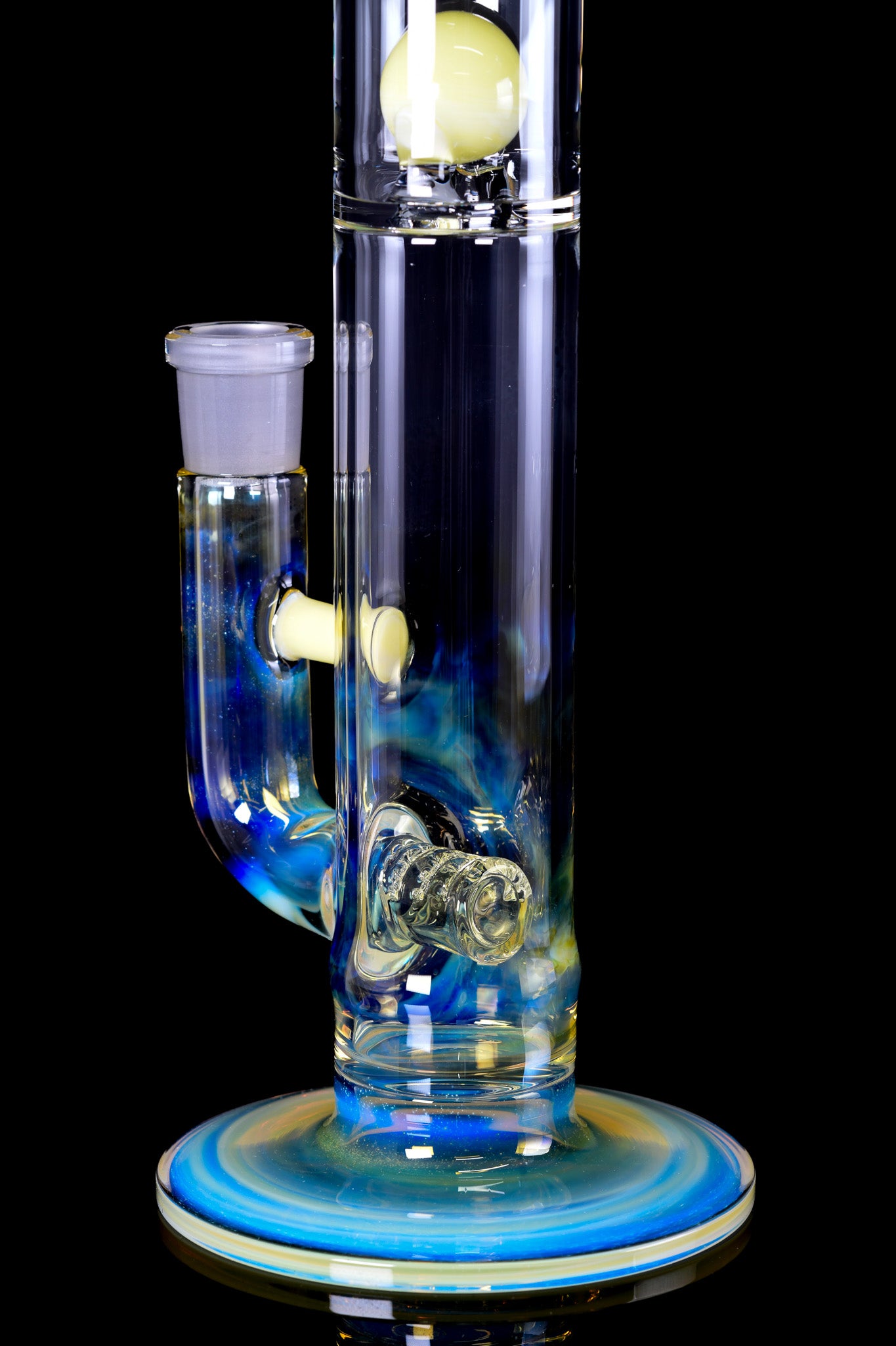 Green Belt Glass - Mini Fumed MSG Stemline - Exp925 Pink Ivory