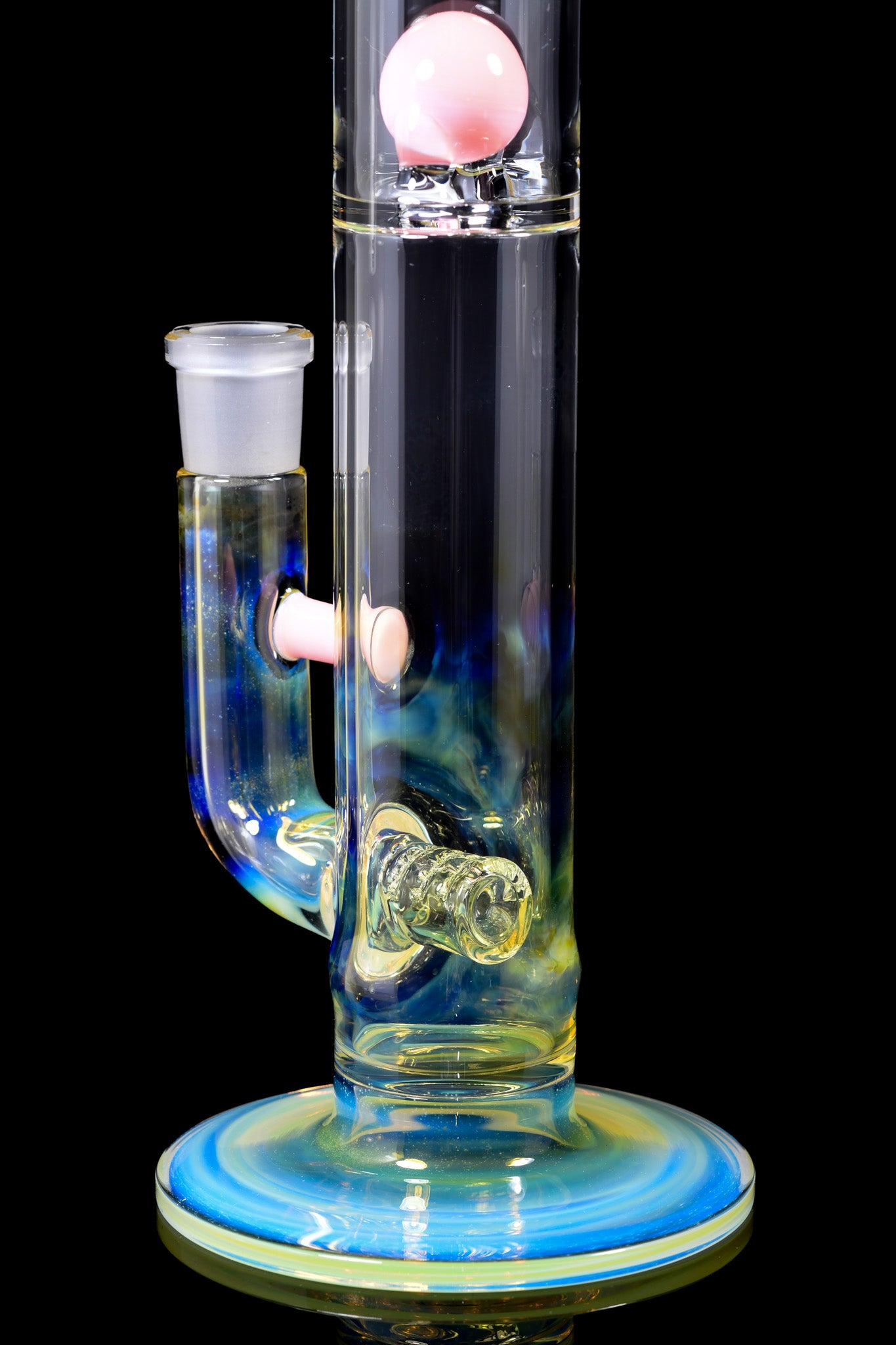 Green Belt Glass - Mini Fumed MSG Stemline - Exp925 Pink Ivory