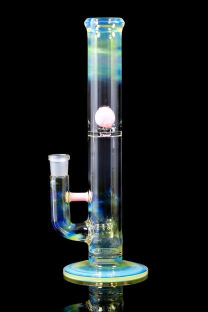 Green Belt Glass - Mini Fumed MSG Stemline - Exp925 Pink Ivory