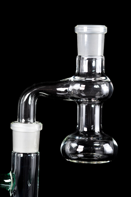Green Belt Glass - 18mm 90° Clear Ash Catcher - 1