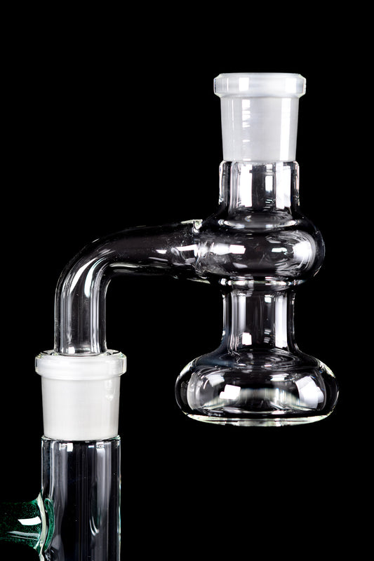 Green Belt Glass - 18mm 90° Clear Ash Catcher - 2