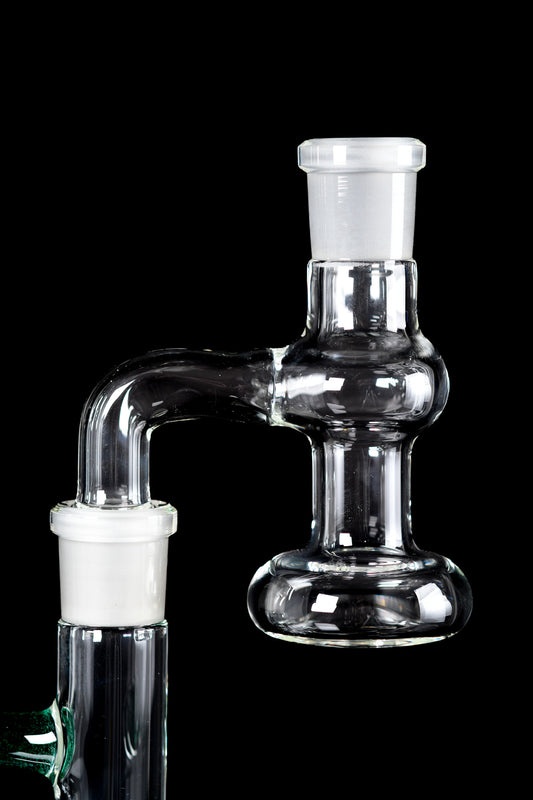 Green Belt Glass - 18mm 90° Clear Ash Catcher - 3