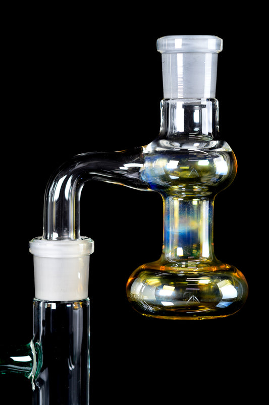 Green Belt Glass - 18mm 90° Fumed Ash Catcher - 1