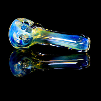 Tombstoned Glass - Fumed Honeycomb Grateful Dead Spoon Pipe - 2