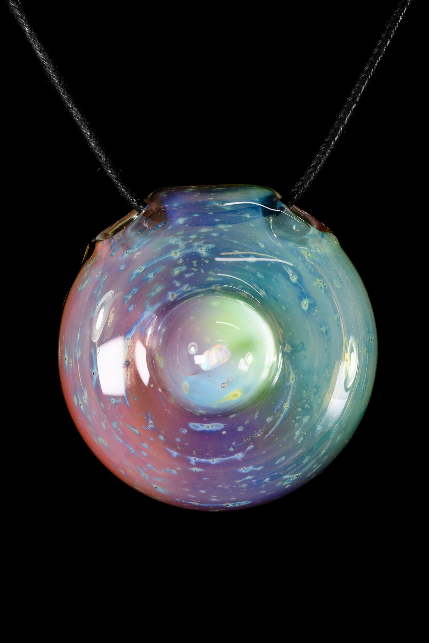 Dog Glass - Opal Hollow Pendant