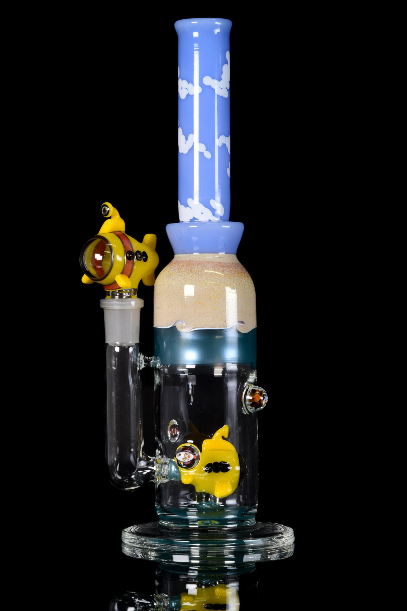 Burtoni - Yellow Submarine Bong W/ 3 Bowls
