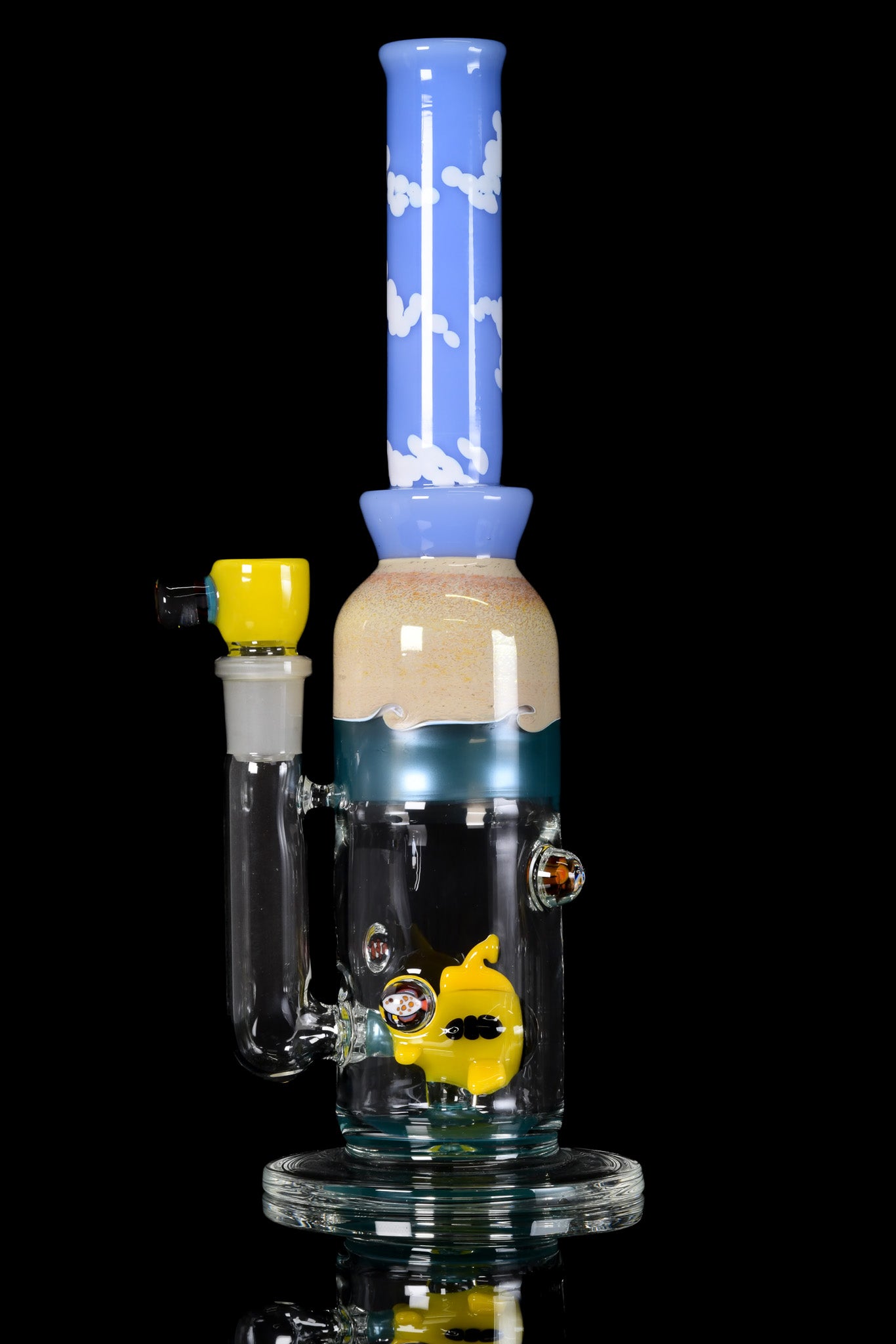 Burtoni - Yellow Submarine Bong W/ 3 Bowls