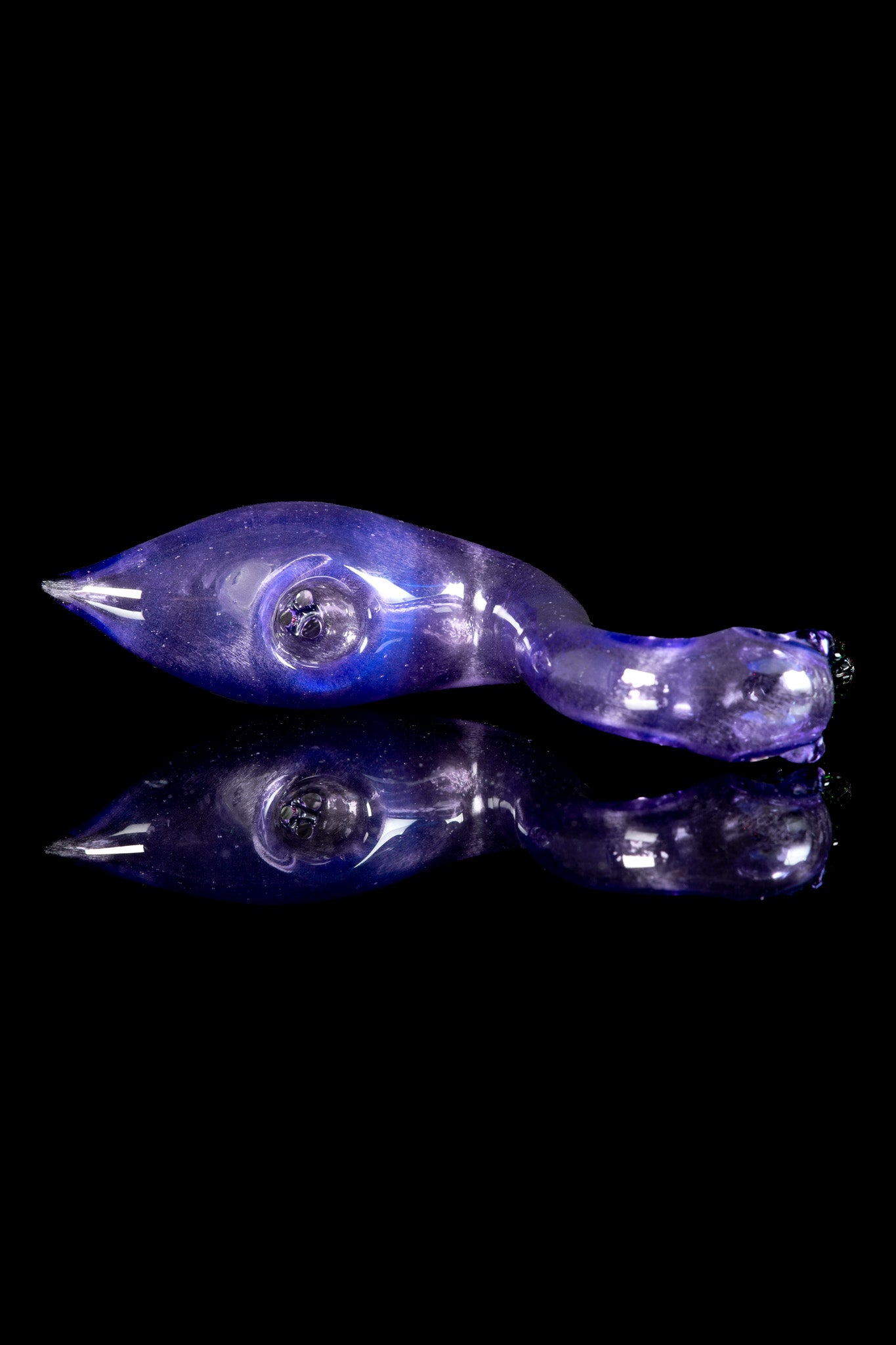 Burtoni - 14mm 3 Hole Flamingo Slide - Purple Satin (UV)