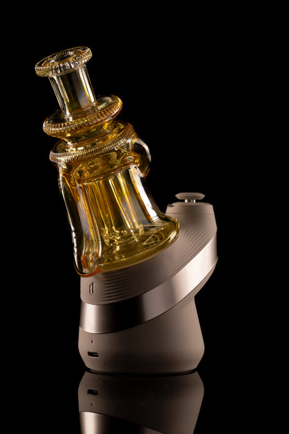 JS Glass - Fumed Carved Driod Top - Puffco