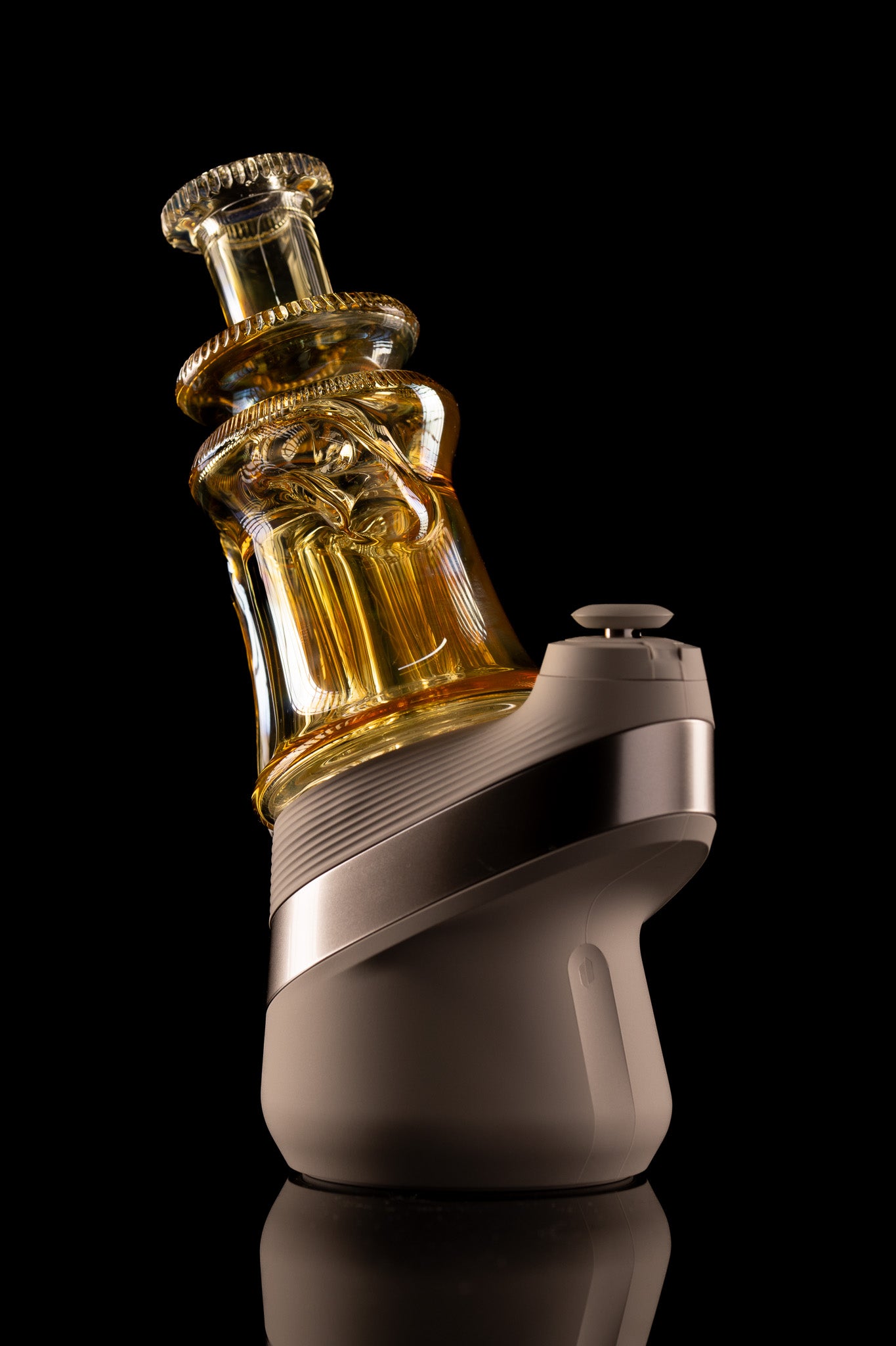 JS Glass - Fumed Carved Driod Top - Puffco