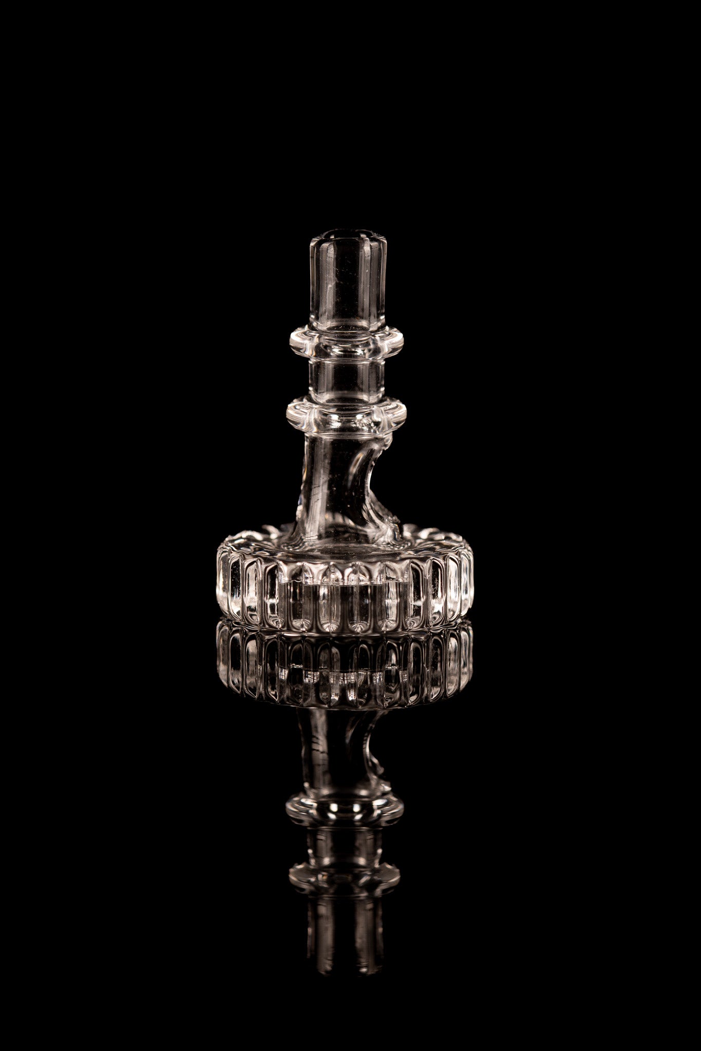 JS Glass - Puffco Joystick Carved Cap - 1